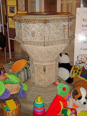 Cambridge St Mary - The Font